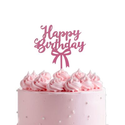 Happy Birthday s mašľou